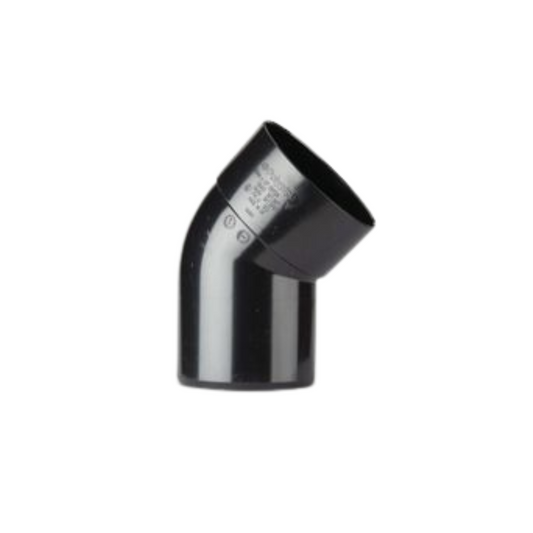 Polypipe Ring Seal 135° Offset Spigot Bend (Black) 82mm - SB304B