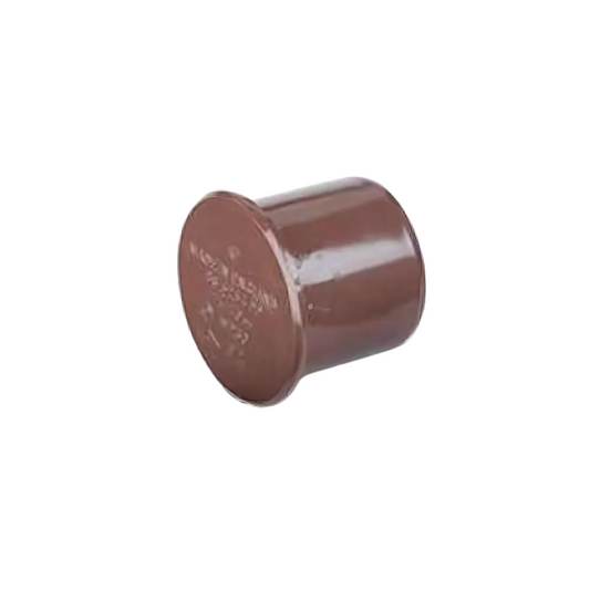 Polypipe Push-Fit Waste Socket Plug (Brown) 32mm - WP29BR