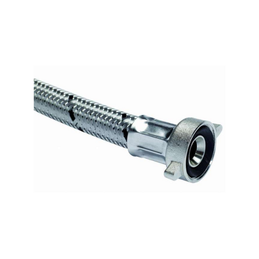 300mm x 15mm x 1/2” Flexible Hose Tap Connector - Polypipe (Metal) - FIT6815