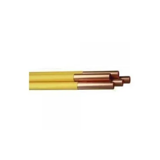 15mm x 3M PE-Coated Straight Copper Tube - Lawton (Yellow) - TXPEY0153